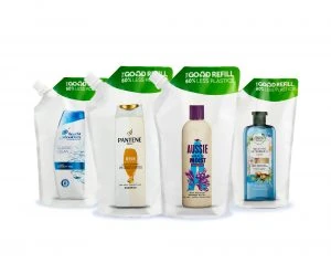 Skincare product refill pouches for various products in UK