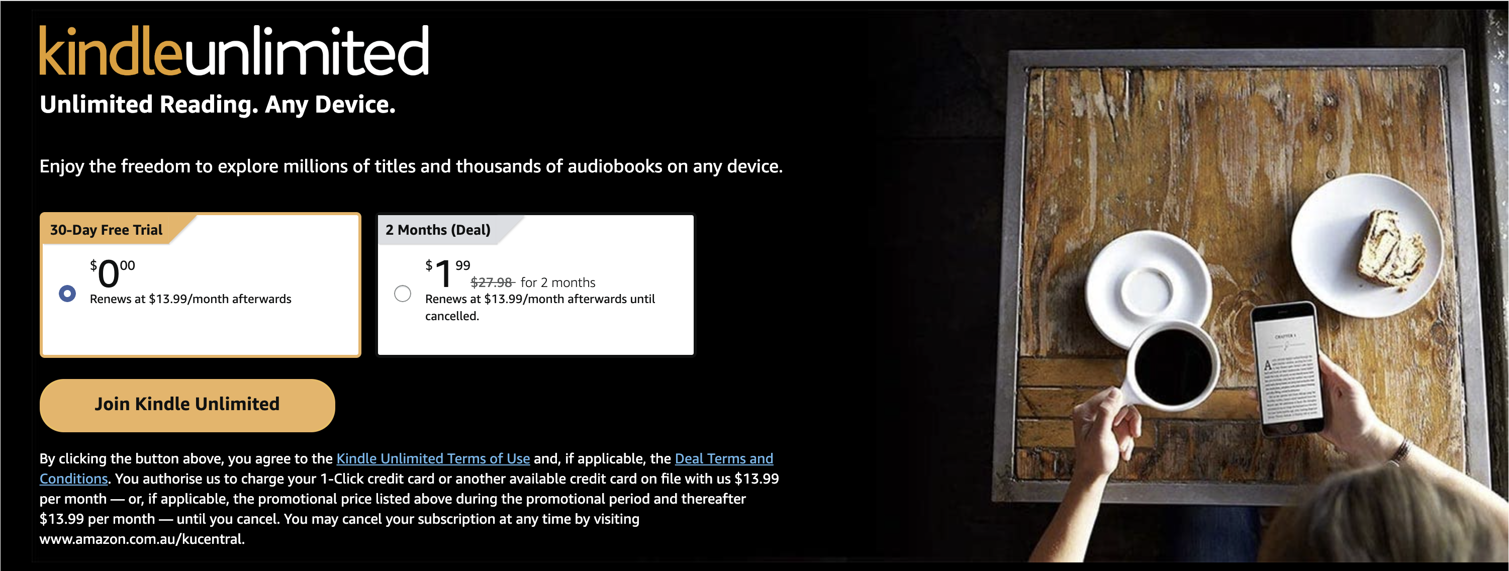 Kindle Unlimited Free Trial